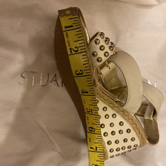 Stuart Weitzman girls wedge sandals size US 3 with Dustbag👡 👧 - Picture 14 of 14